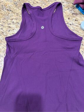 lululemon athletica Deep Purple Racerback Training Tank